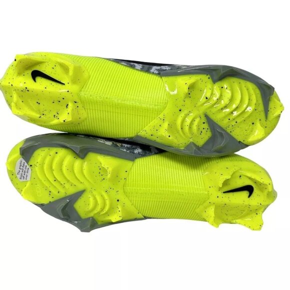 Nike Vapor Edge Pro 360 2 Low Football Cleats Men's Size 14 Volt Neon Grey Black - Picture 6 of 11